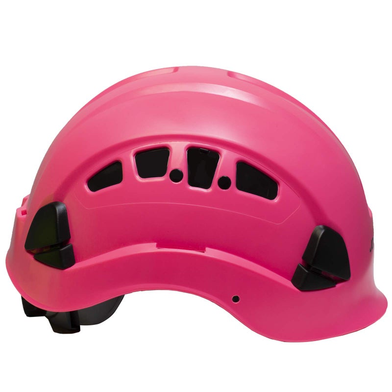 JORESTECH Safety Hard Hat Pink ABS Work-at-Height and Rescue Slotted Ventilated Helmet with 6-Point Ratchet Suspension ANSI Z89.1-14 Certified for Work, Home, and General Headwear Protection HHAT-04 - Image 3
